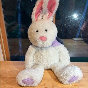 Vintage White Bunny Plush